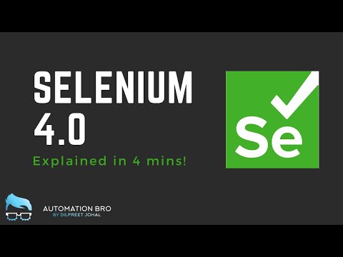 Selenium 4.0 features explained in 4 mins!