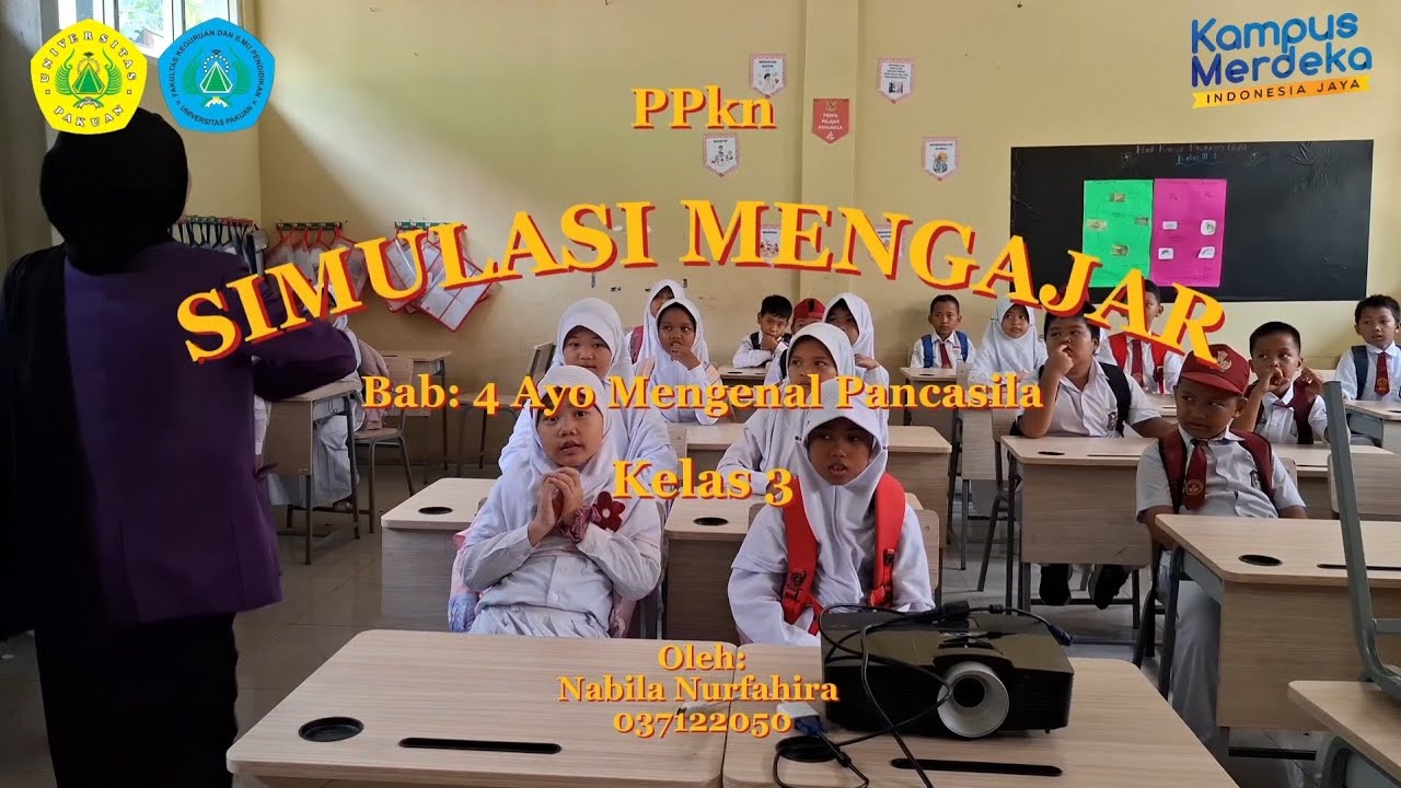Simulasi Mengajar | PPKn Kelas 3 Bab 4 Ayo Mengenal Pancasila | SDN CIBATOK 01