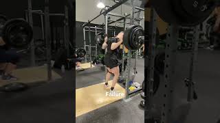 Sometimes you gotta fail #170kg #squat #fail #gym
