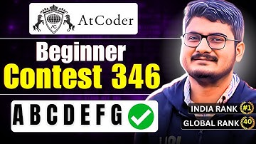 Atcoder Beginner Contest 346 Solution Discussion | All Problems | ABCDEFG