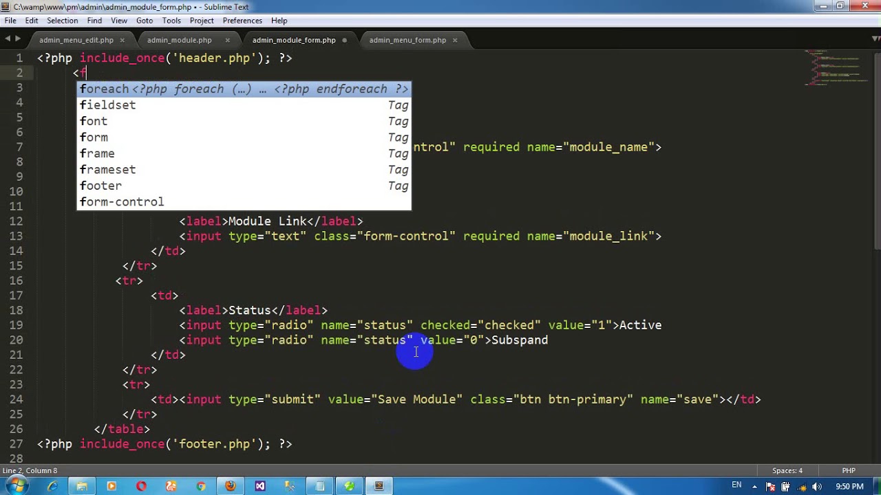 php content management system 2 - YouTube