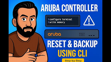 Aruba Controller Reset + Backup — Stap voor stap | Aruba CLI: Fabrieksinstellingen herstellen en ...
