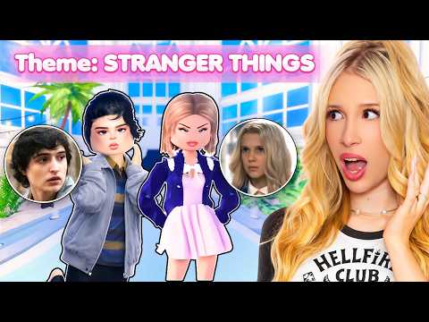 Buying STRANGER THINGS "ICONIC COUPLES" THEMES in DRESS TO IMPRESS...W/ @RussoBloxy