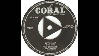 UK New Entry 1958 (45) Crickets - Maybe Baby