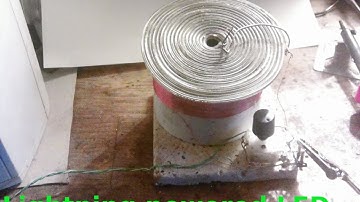 Lightning Powered LED - No Aerial Crystal Radio