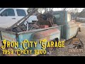 Will it run after 50 years 1959 chevy 3200 cleaning out barn find what will we find