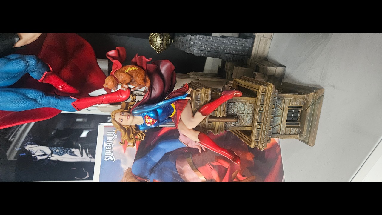 Iron Studios Supergirl statue unboxing and display - YouTube