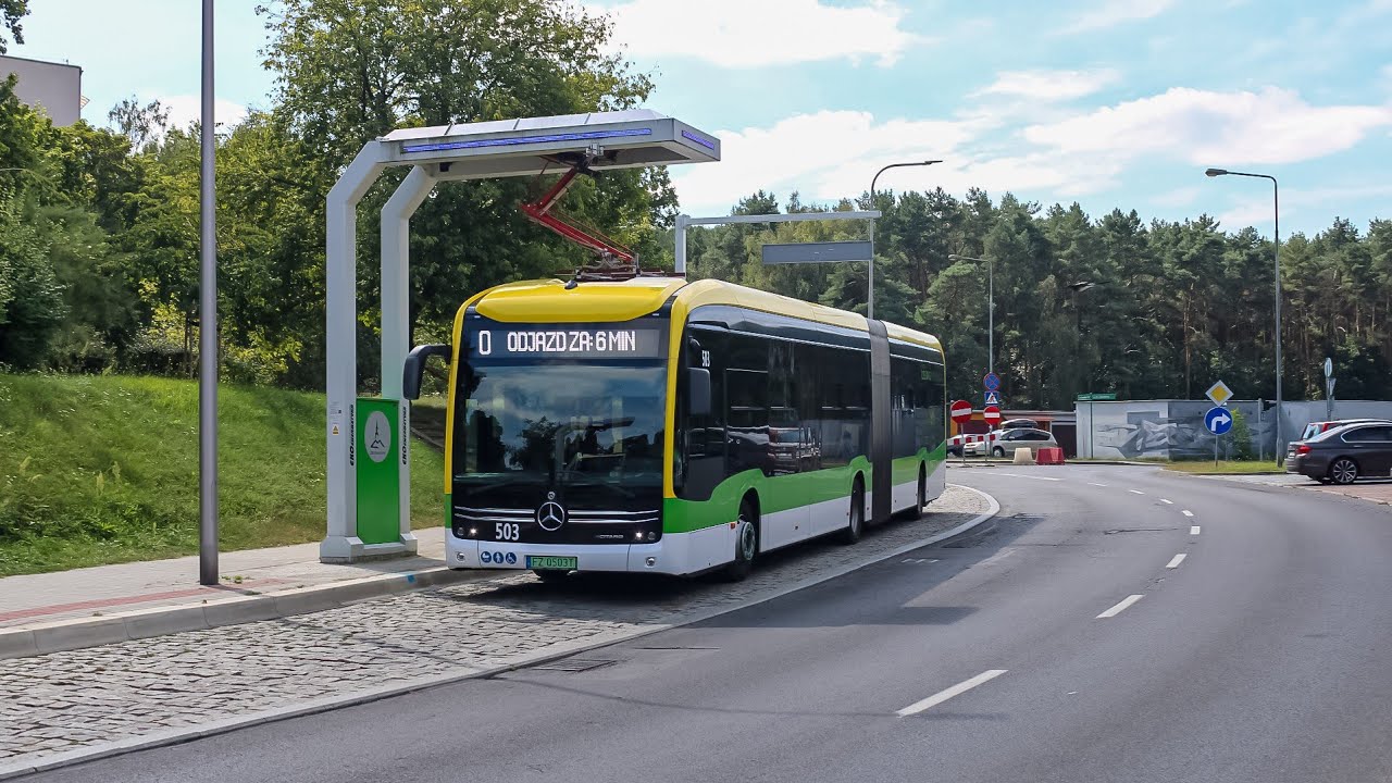 [🇵🇱PL] MZK Zielona Góra - Mercedes-Benz O530G eCitaro #503 - [🚍0➡️WROCŁAWSKA]