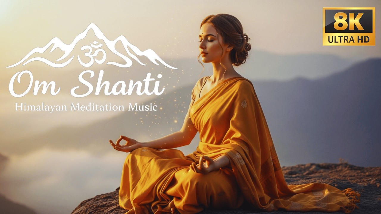 🕉️ OM SHANTI: Himalayan Peace Meditation | Sitar & Sacred Flute for Instant Anxiety Relief & Spirit