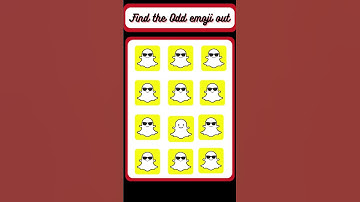 Find the Odd emoji out||Memory test challenge #shortsfeed