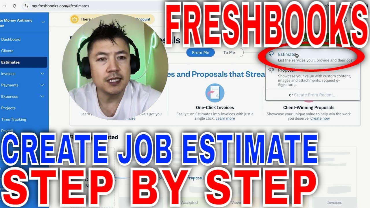How To Create Job Estimate In Freshbooks 🔴 - YouTube