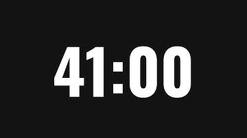 41 Minute Timer