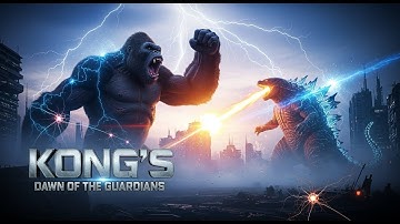 KingKong, Godzilla, AI Cinematic: Dawn of the Guardians An Epic AI-Generated Vision