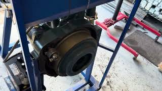 Model B engine on test stand