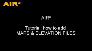 AIR³ (AIR3): Maps and Elevation files (Relief)