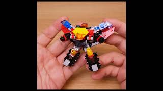 Less than 80 brick parts! LEGO brick GaoGaiGar MOC?! Super Aslan #LEGO #transformers #animation