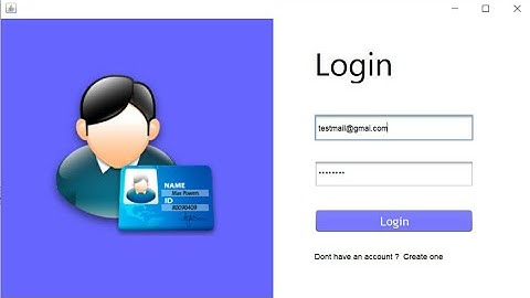 Create login panel with netbeans - create login form in java with database connection using mysql