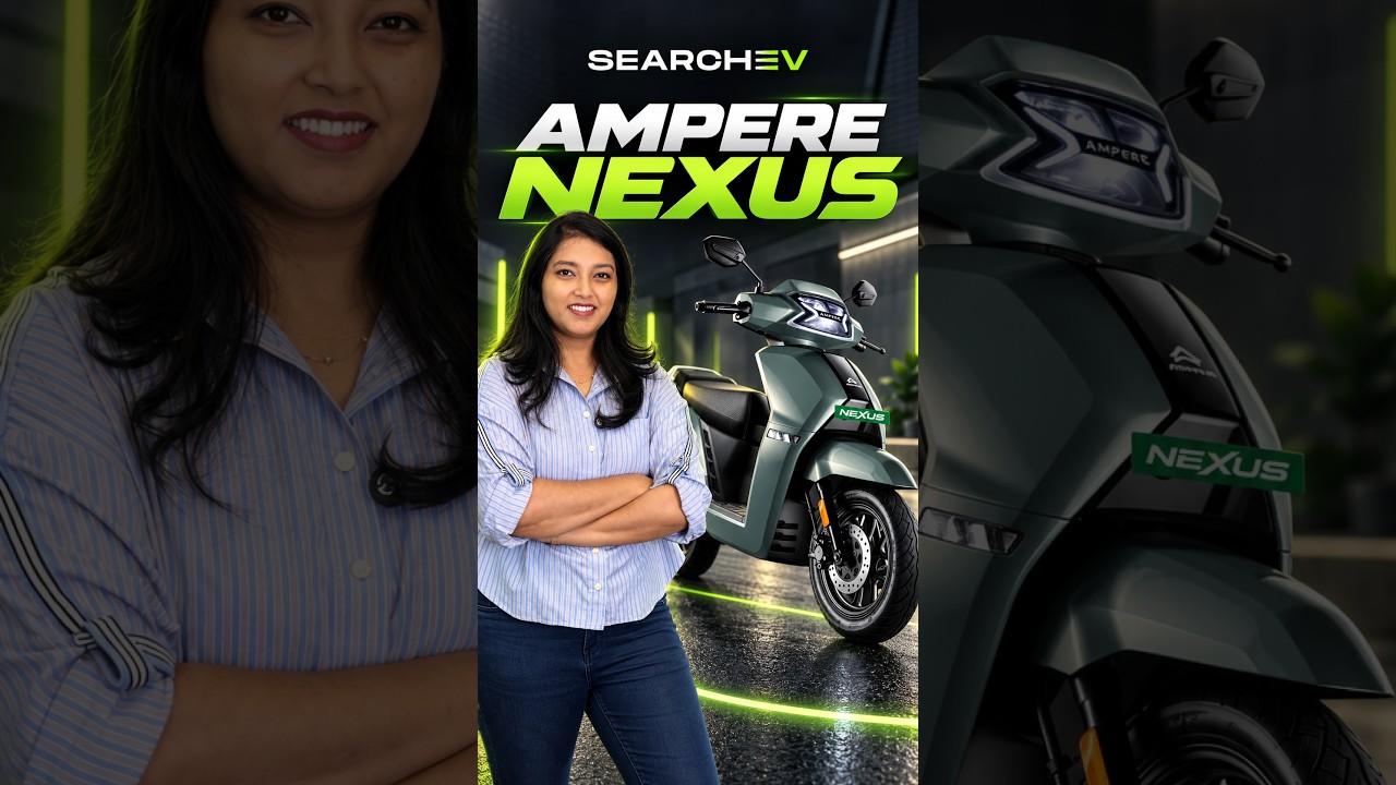 Ampere Nexus EX+ Launched at ₹1.30 Lakh! ⚡ 5kW Motor & 136km Range 🔋