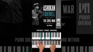 Ashokan Farewell - Jay Ungar - The Civil War (Sheet Music - Piano Solo - Piano Cover - Tutorial)