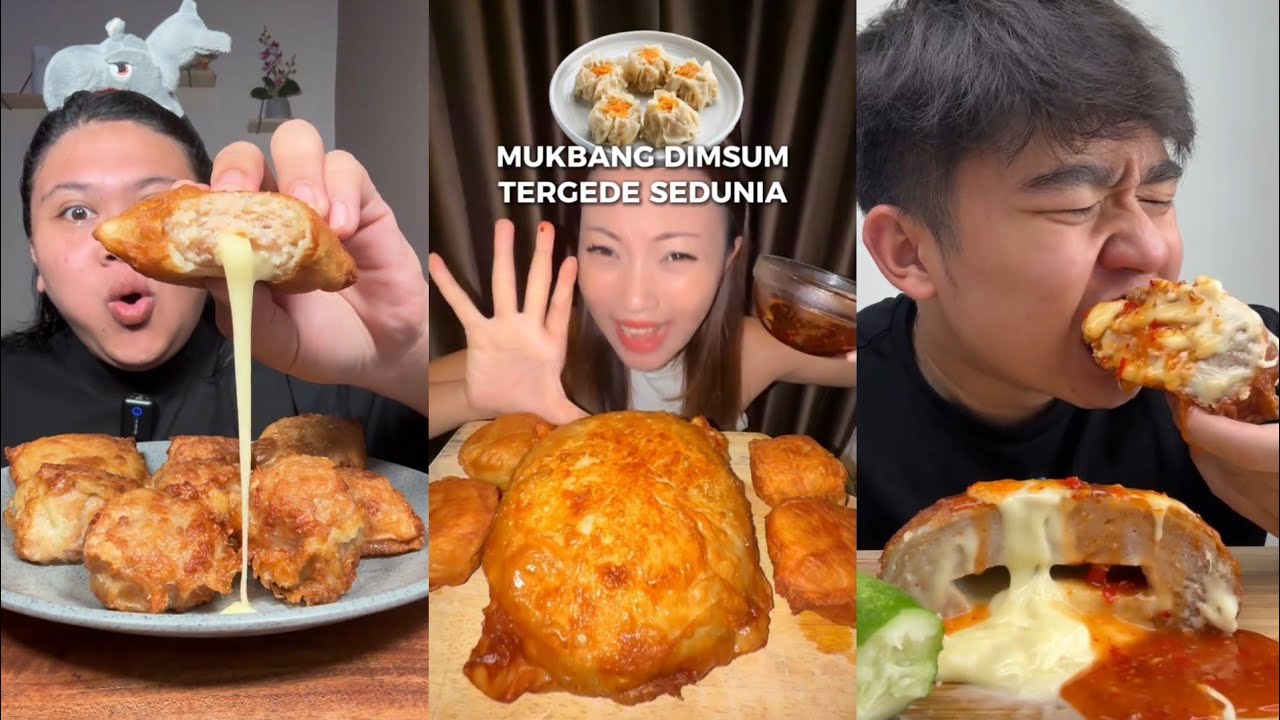 KUMPULAN VIDEO TIKTOK||DIMSUM KEJU @itsfrydays #masukberanda #mukbang #dimsum #keju #viral #trending