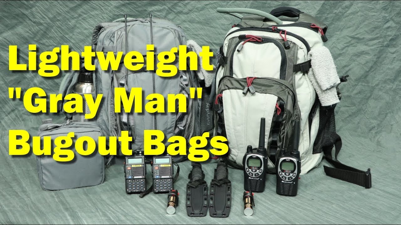 Best Gray Man Bugout Bags for Two (and why they include SCUBA gear ?!!) 