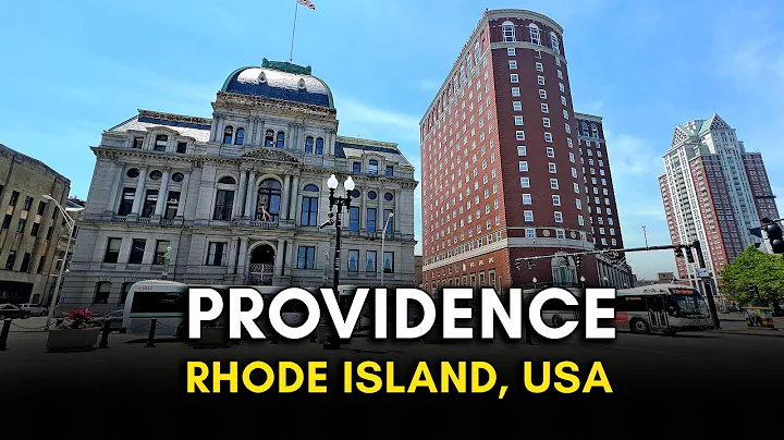 RHODE ISLAND Walking Tour, USA - Downtown Providence Walking Tour and Travel guide - 4K