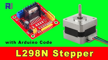 Using L298N Stepper Motor Driver To control 4 wires  stepper motor RJT78