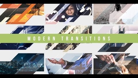 Modern Transitions 10 Pack Volume 4 - After Effects Template