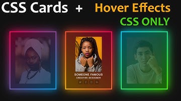 CSS Glowing Gradient Cards with Hover Effects