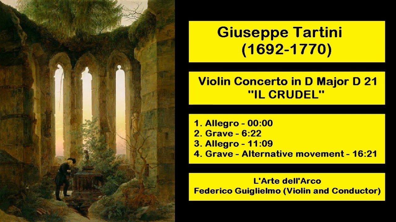 Giuseppe Tartini (1692-1770) - Violin Concerto in D Major D 21