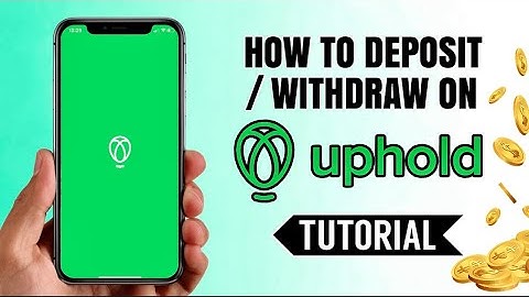 How to DEPOSIT or WITHDRAW on UPHOLD App | Crypto Tutorial