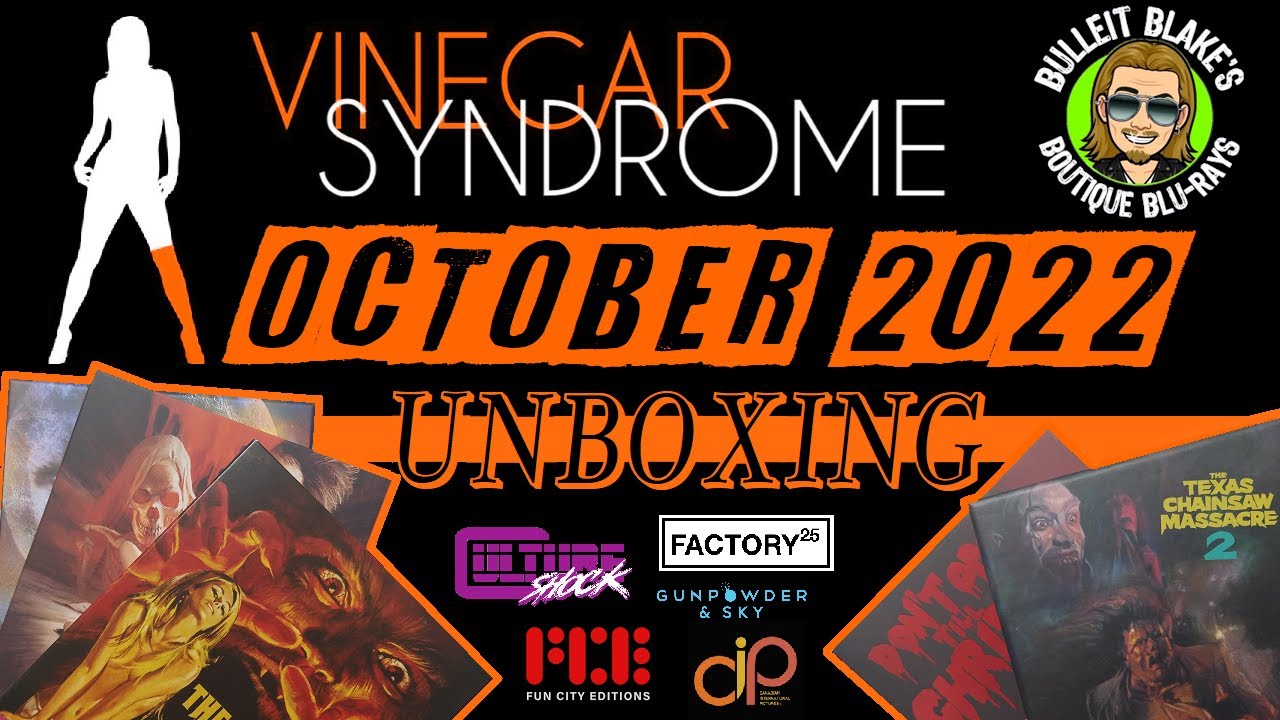 Vinegar Syndrome October 2022 Unboxing YouTube