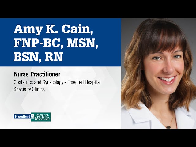 Watch Amy K. Cain, nurse practitioner on YouTube.