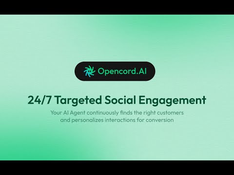 Opencord AI demo video