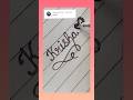 Name Krisha in cursive writing #shortyt #cursive #calligraphy #trending #how #viral #handwriting