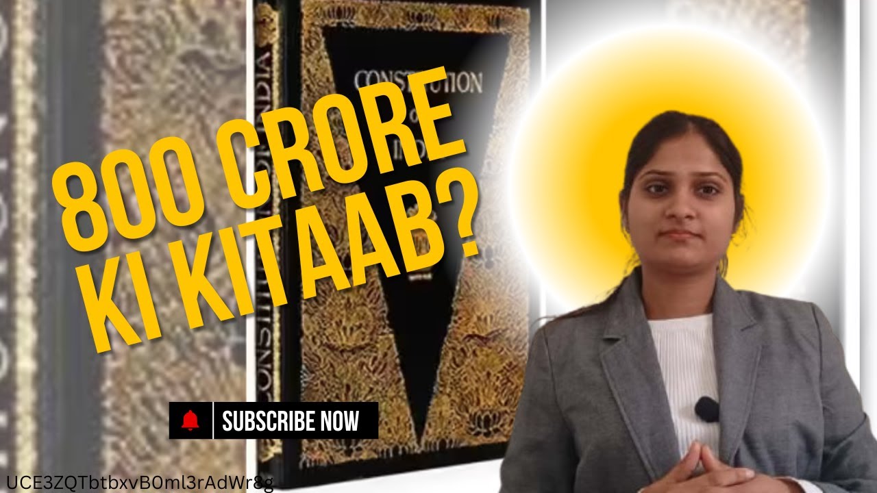 ₹800 CRORE Ki Yeh Kitaab Kaunsi Hai? | Reading the Constitution (Ep. 1 ...