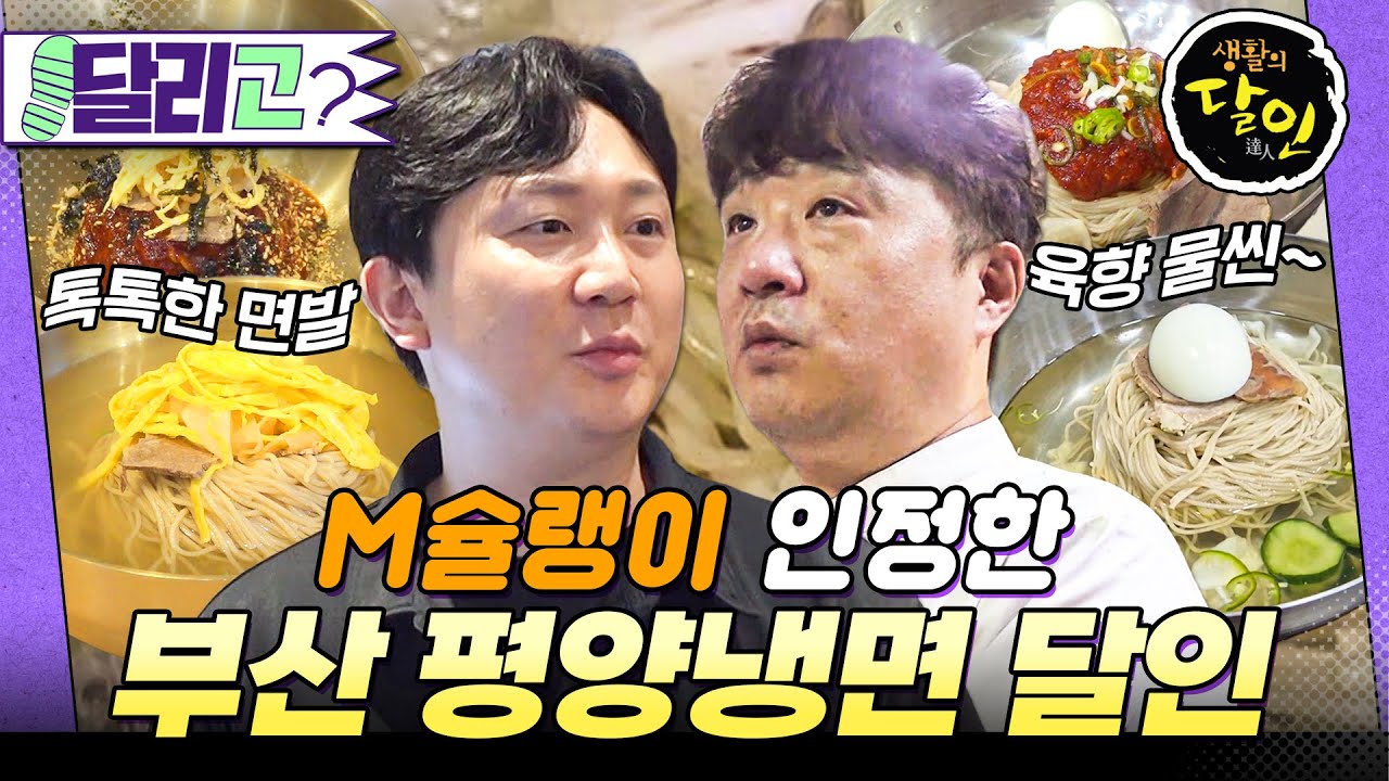 [🏃‍️#달리GO] 뜨거운 여름🌞, 시원~한 냉면 한 젓가락🍜❄️ 어떠세요? 부산을 대표하는 평양냉면의 달인!✨ #생활의달인 #달리 #DALI