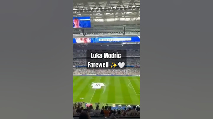 Bernabeu Cheered For Luka Modric ONE LAST TIME 🤍 Luka modric Farewell Moment