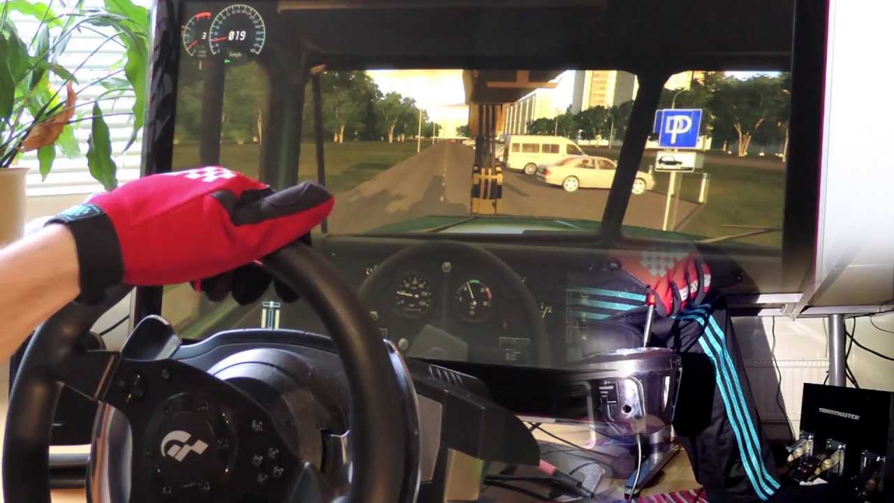 Russian Truck Simulator 2013 - 1080° Steering Wheel PC gameplay, City