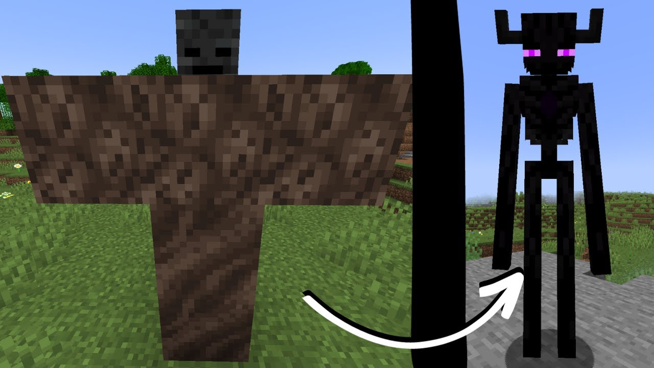 How to create SUPER ENDERMAN in Minecraft - YouTube