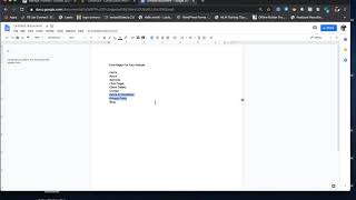 Wordpress Core Pages