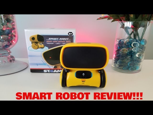 A.T. - The Interactive SMART Robot STEM Toy Review and Operating