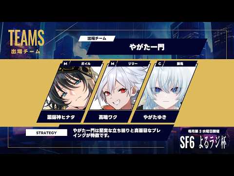 【SF6】かぼカップ　チーム練！　【薬師神　ヒナタ】