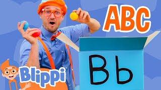 learn alphabet abc boxes blippi learns abcs kids toddler