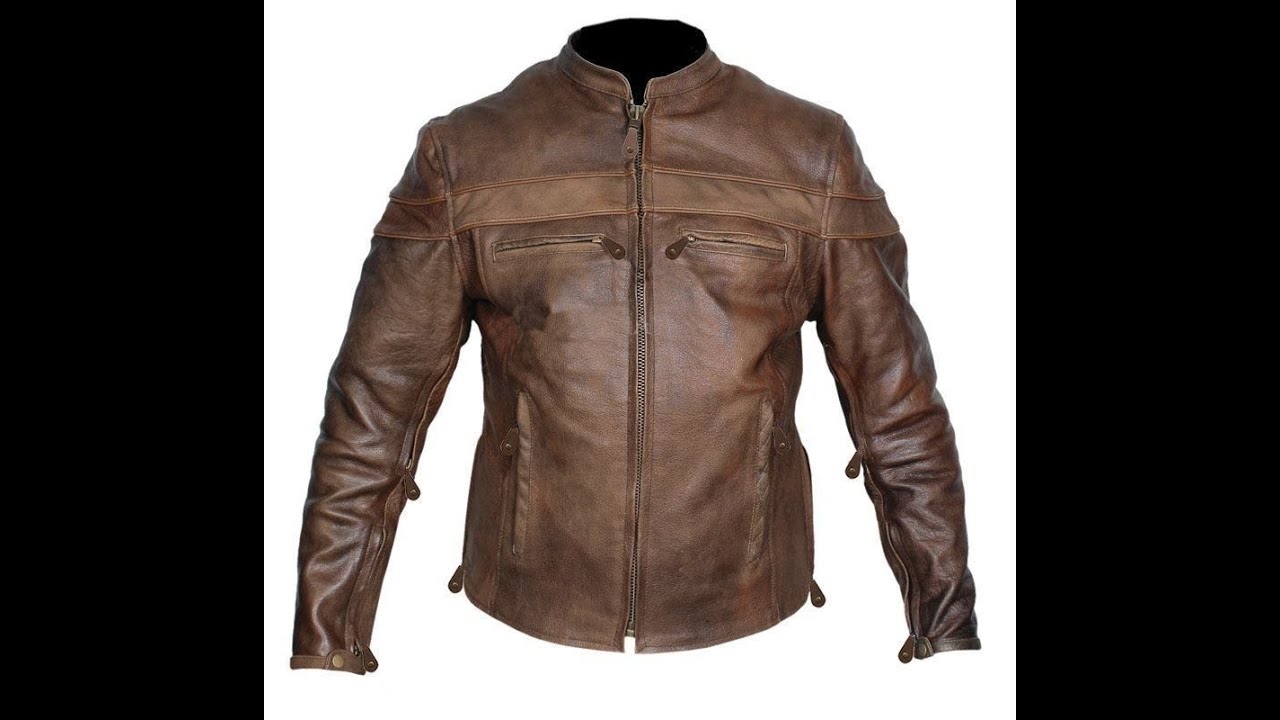 Buffalo Hide Cafe Racer Motorcycle Jacket Buffalo Hide Cafe Racer Motorcycle Jacket