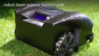 homemade robotic lawn - YouTube