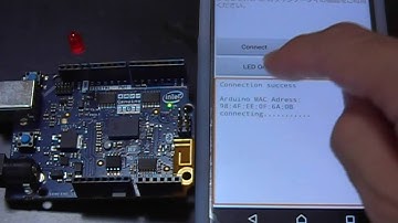 Arduino101/Genuino101の内蔵BluetoothLEでスマホからLED点滅
