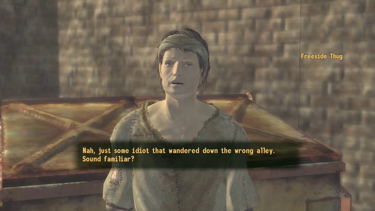 He had no chance: Fallout New Vegas