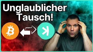 Unglaublicher Tausch! 1 Bitcoin BTC in Kaspa KAS getauscht! Tangem Gewinnspiel Auslosung!