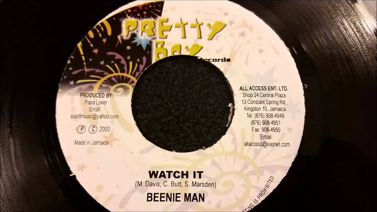 Beenie Man - Watch It - Pretty Boy 7" 2000